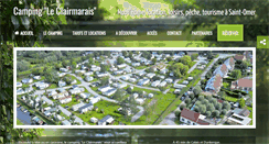 Desktop Screenshot of camping-clairmarais.com